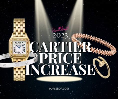 cartier price increases